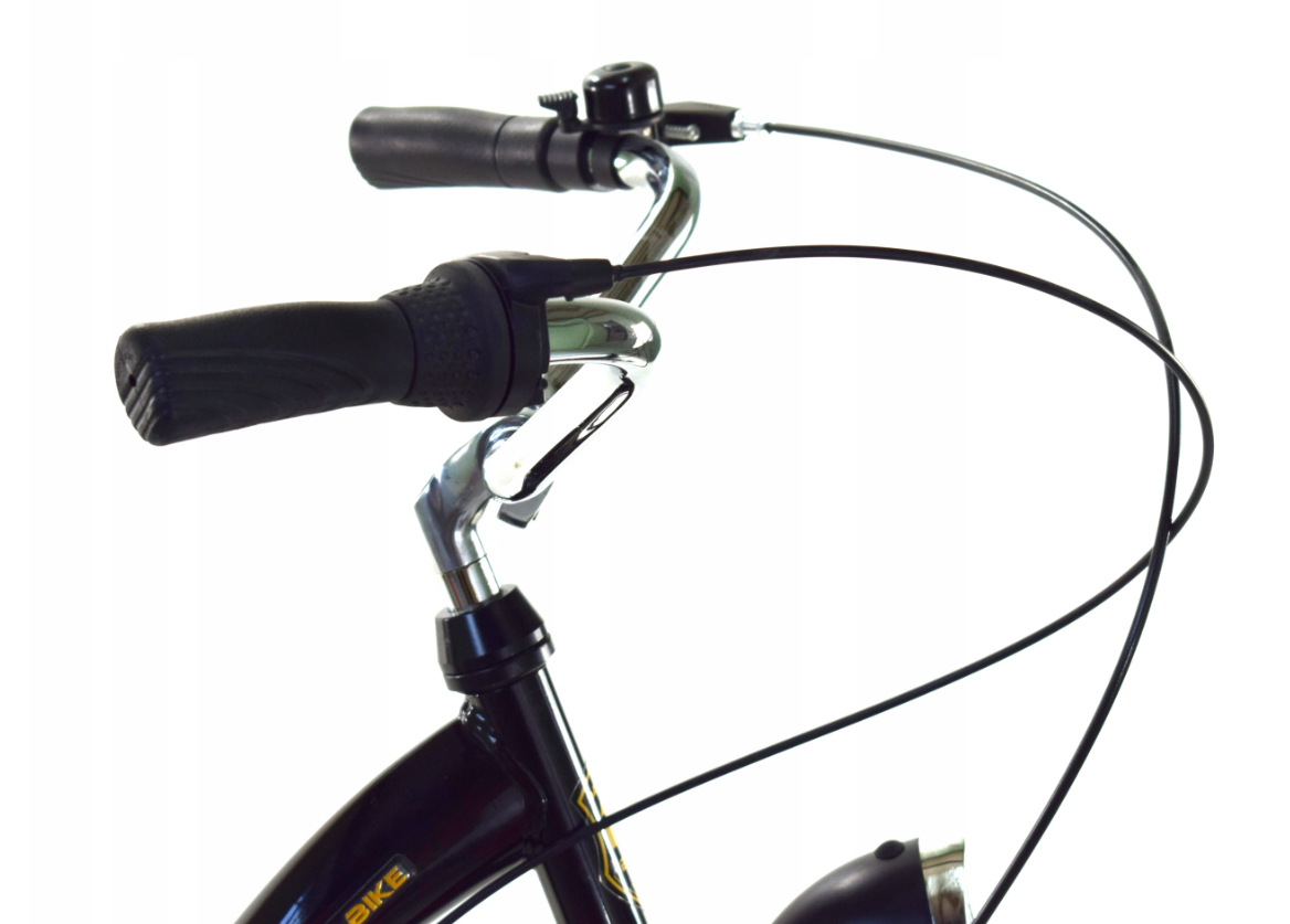 Meisjesfiets - 26 inch - met 3 versnellingen - zwart