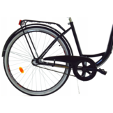 Meisjesfiets - 26 inch - met 3 versnellingen - zwart