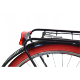 Meisjesfiets - 26 inch - met 3 versnellingen - zwart rood