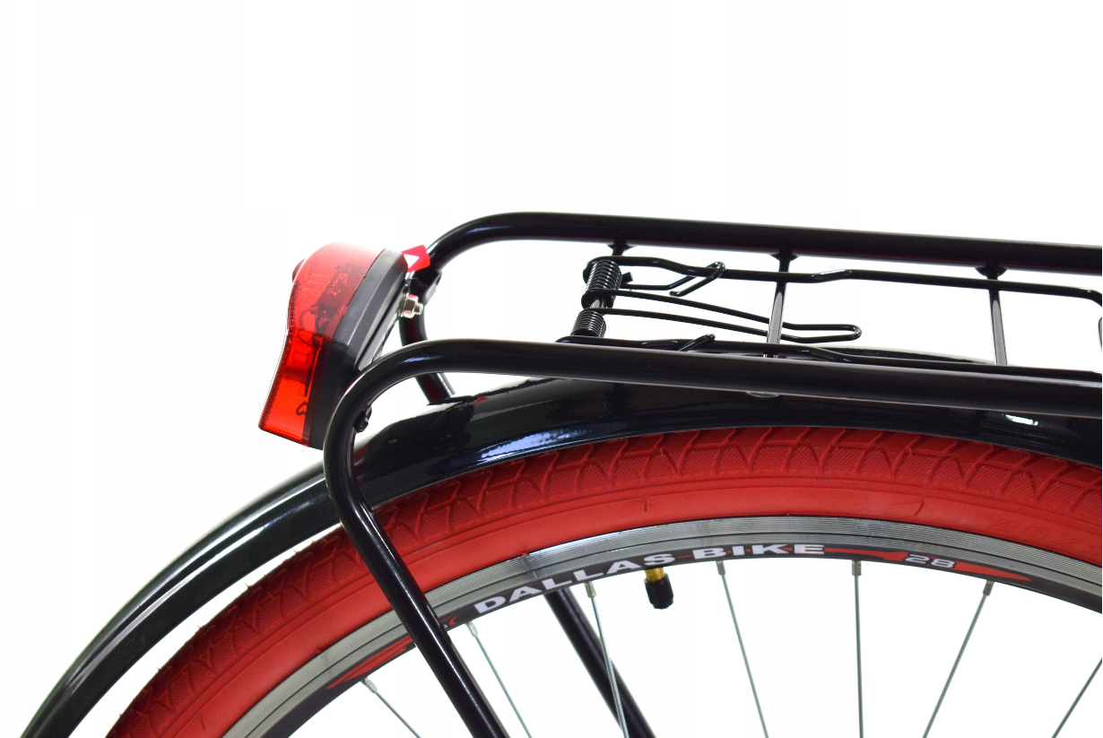 Meisjesfiets - 26 inch - met 3 versnellingen - zwart rood