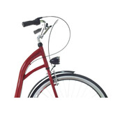 Meisjesfiets - 26 inch - met 3 versnellingen - rood zwart