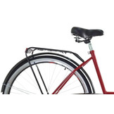 Meisjesfiets - 26 inch - met 3 versnellingen - rood zwart