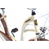 Meisjesfiets - 26 inch - met 3 versnellingen - crème bruin