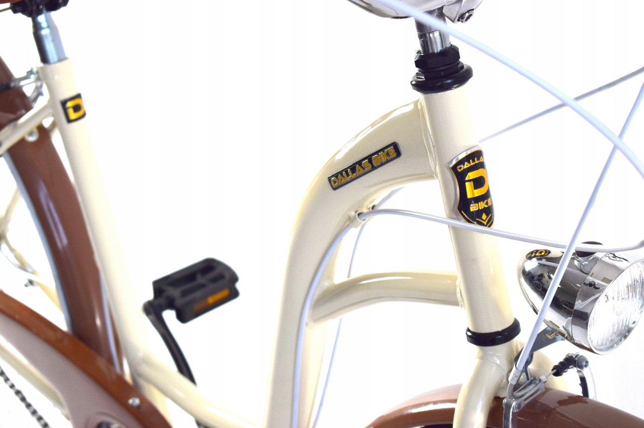 Meisjesfiets - 26 inch - met 3 versnellingen - crème bruin