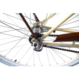 Meisjesfiets - 26 inch - met 3 versnellingen - crème bruin