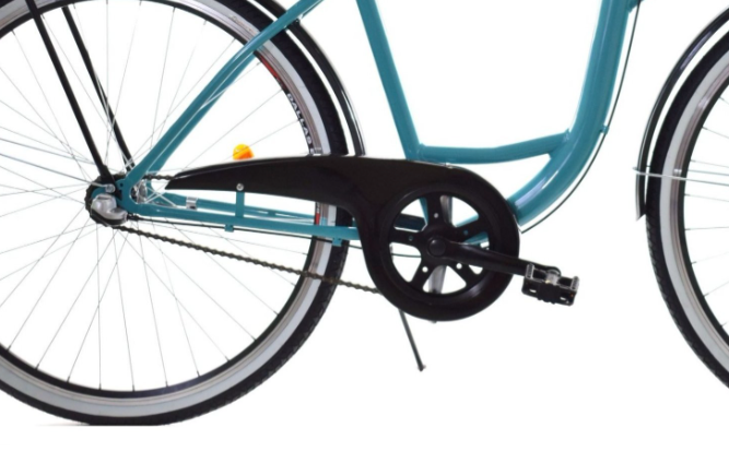 Meisjesfiets - 26 inch - met 3 versnellingen - zeegroen zwart