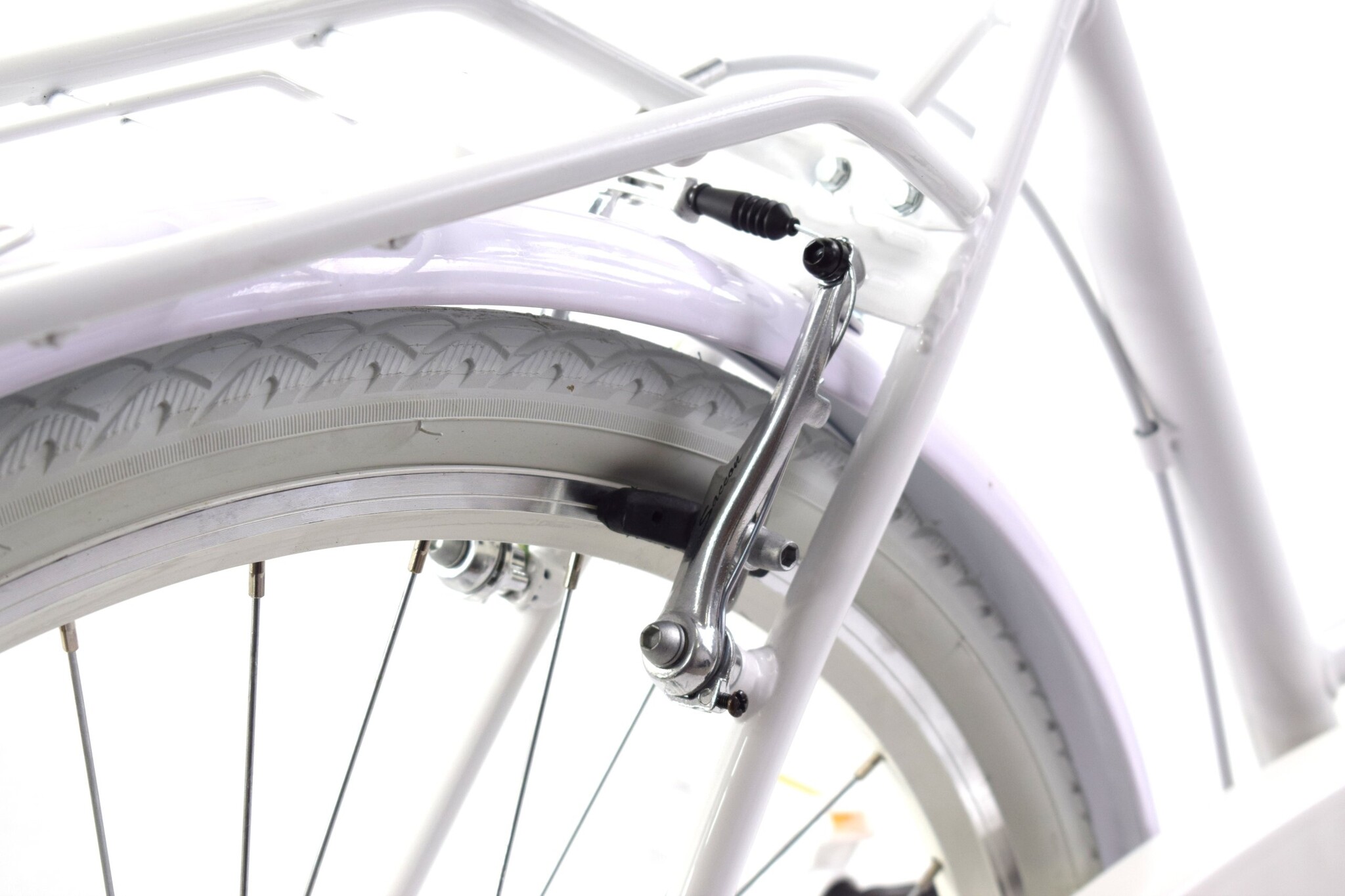 Meisjesfiets - 26 inch - met 7 versnellingen - wit