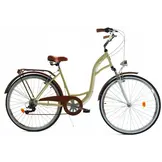 Meisjesfiets - 26 inch - 7 versnellingen - alu - crème bruin
