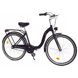 Vouwfiets - 28 inch - met 3 versnellingen - alu - zwart