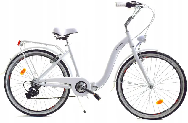 Vouwfiets - 28 inch - met 7 versnellingen - alu - wit