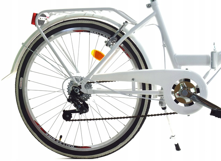 Vouwfiets - 24 inch - met 6 versnellingen - wit