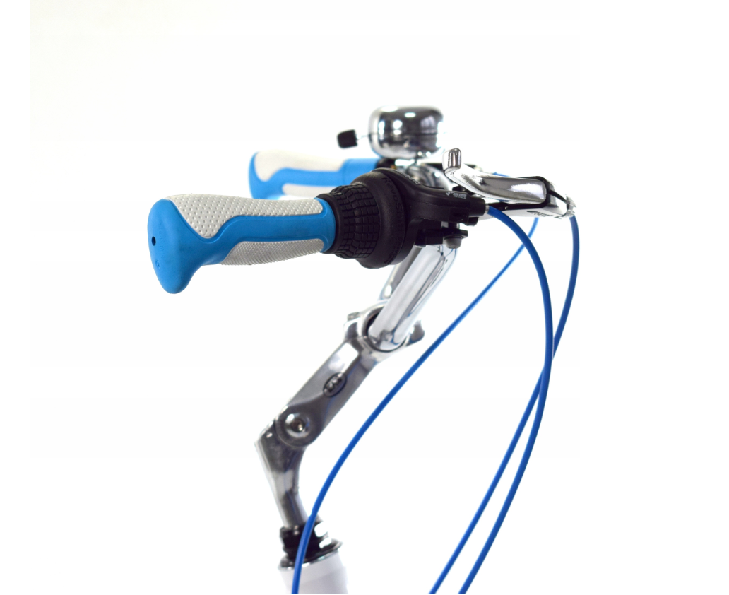 Meisjesfiets - 26 inch - met 7 versnellingen - alu - wit blauw