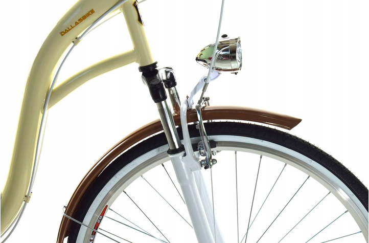 Meisjesfiets - 26 inch - 7 versnellingen - alu - crème bruin