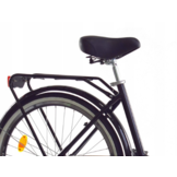 Vouwfiets - 28 inch - met 3 versnellingen - alu - zwart