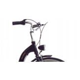 Vouwfiets - 28 inch - met 3 versnellingen - alu - zwart