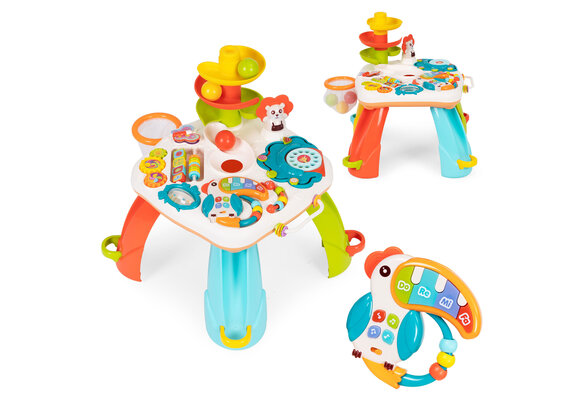 Activiteitentafel - 46x46x51 cm - met afneembaar speelgoed