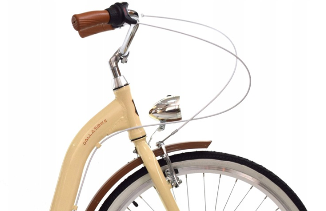 Vouwfiets - 28 inch - met 3 versnellingen - alu - crème bruin