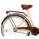 Vouwfiets - 28 inch - met 3 versnellingen - alu - crème bruin