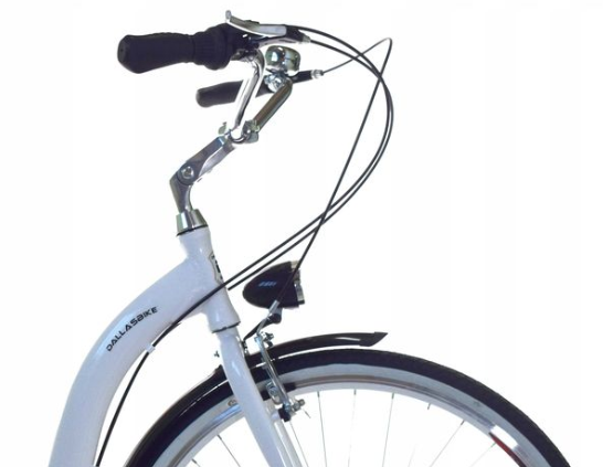 Vouwfiets - 28 inch - met 7 versnellingen - alu - wit zwart