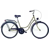 Meisjesfiets - 26 inch fiets  - retro - cappuccino bruin