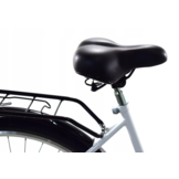 Damesfiets - 28 inch fiets - retro - wit zwart