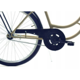 Damesfiets - 28 inch fiets - retro - cappuccino bruin