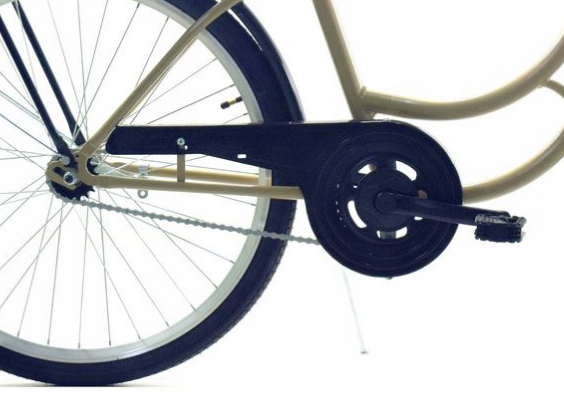 Damesfiets - 28 inch fiets - retro - cappuccino bruin