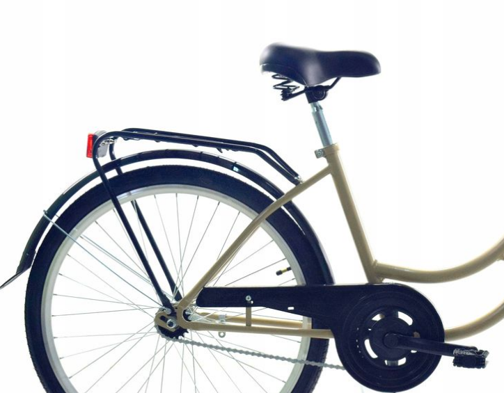 Damesfiets - 28 inch fiets - retro - cappuccino bruin