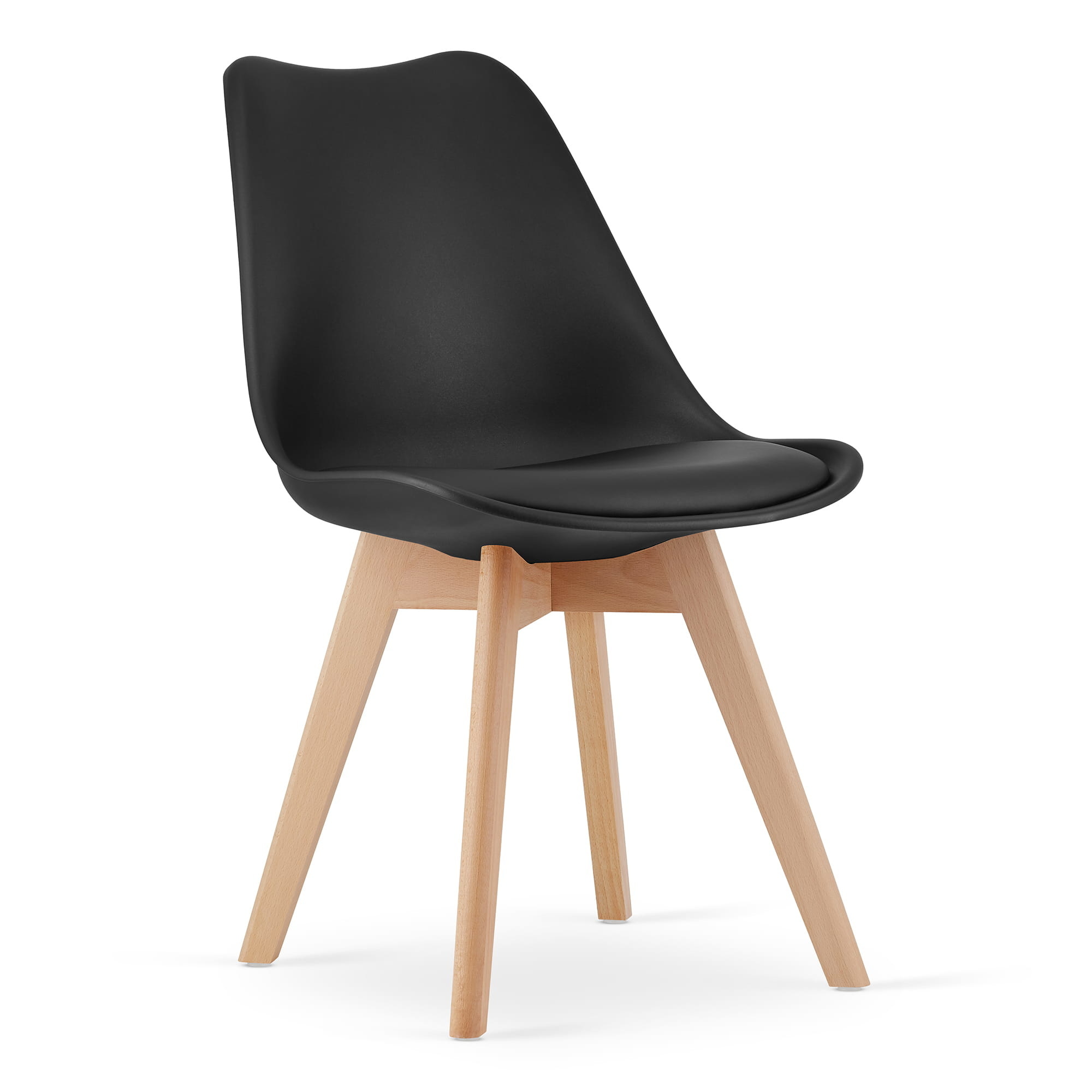 Eetkamerstoel MARK - set van 4 eettafel stoelen - zwart
