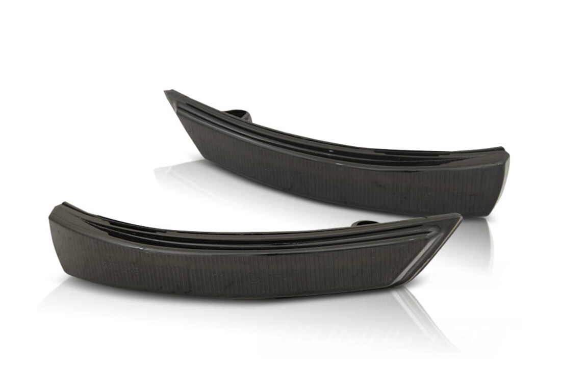 Knipperlichten spiegel geschikt voor FORD FOCUS MK2 08-10 MK3 11-18/ MONDEO MK4 10-14 LED - smoke