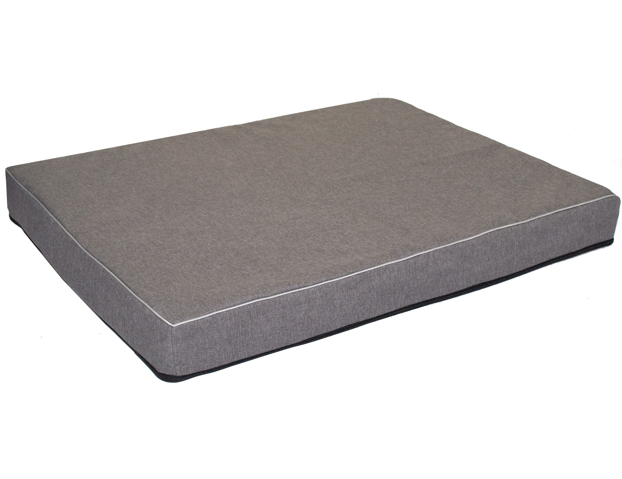 Hondenkussen groot - XL - 70x100x8cm - wasbaar - lichtgrijs