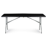 Klaptafel - campingtafel - 153x70x73,5cm - zwart