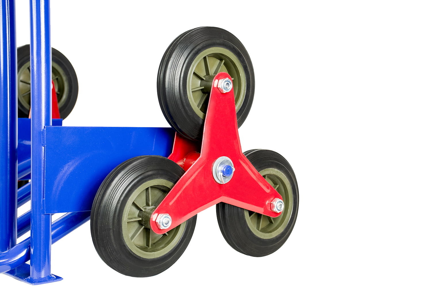 Trappensteekwagen - transportwagen - tot 200 kg - blauw