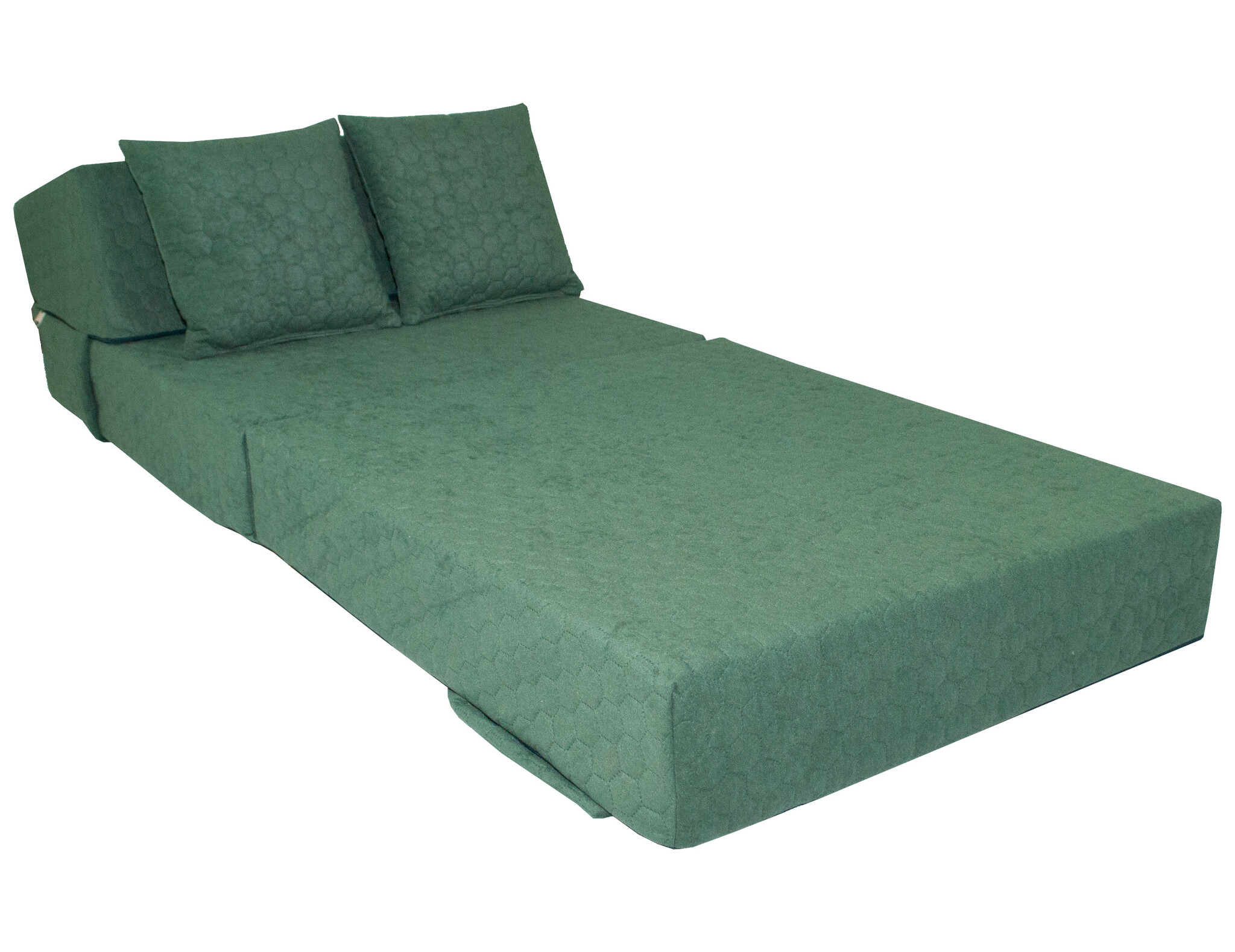 Opvouwbaar matras HONEY - logeermatras - 70x200x15cm - groen