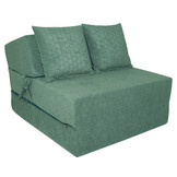 Opvouwbaar matras HONEY - logeermatras - 70x200x15cm - groen