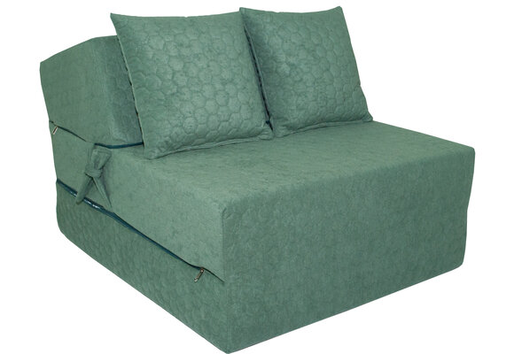 Opvouwbaar matras HONEY - logeermatras - 70x200x15cm - groen