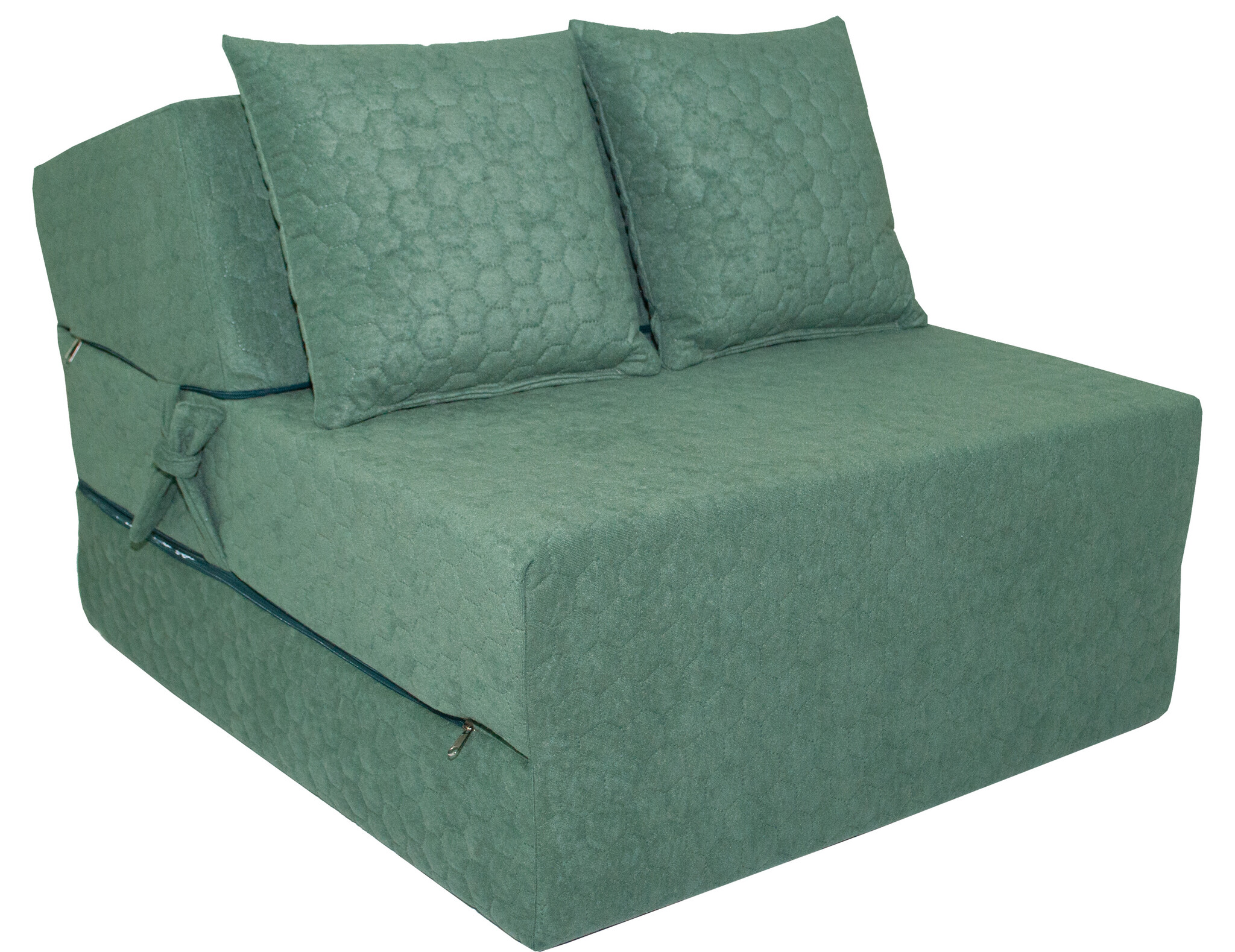 Opvouwbaar matras HONEY - logeermatras - 70x200x15cm - groen