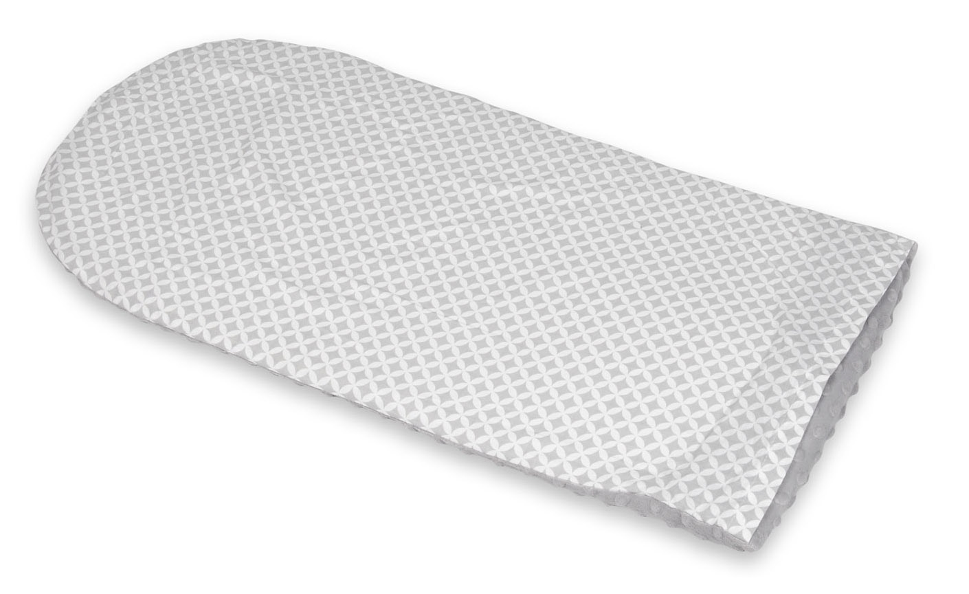 Babynestje - babynest - 82x54cm - diamant patroon - grijs