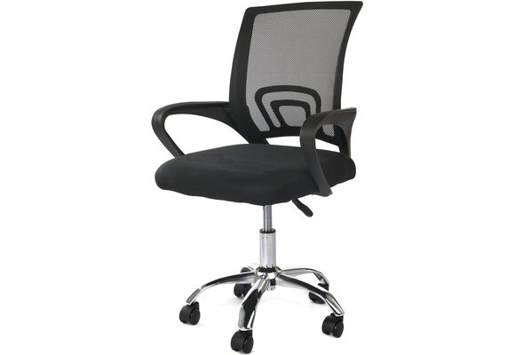 Bureaustoel ergonomisch  - verstelbaar - mesh - zwart