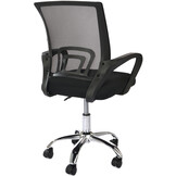Bureaustoel ergonomisch  - verstelbaar - mesh - zwart