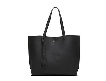 Schoudertas dames - handtas - 36x11x30 cm - zwart