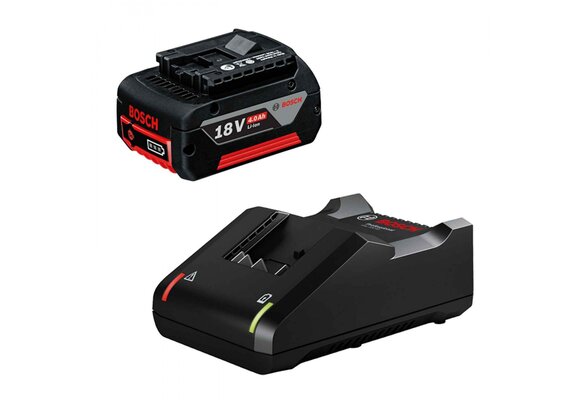 BOSCH accu - 18V - 4Ah - Lithium-Ion - met acculader
