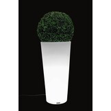 Bloempot - LED verlicht - 80x40 cm -wit
