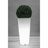 Bloempot - LED verlicht - 80x40 cm -wit