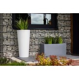 Bloempot - LED verlicht - 80x40 cm -wit