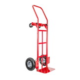 Steekwagen - transportwagen - opvouwbaar - tot 250 kg - rood