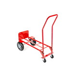 Steekwagen - transportwagen - opvouwbaar - tot 250 kg - rood