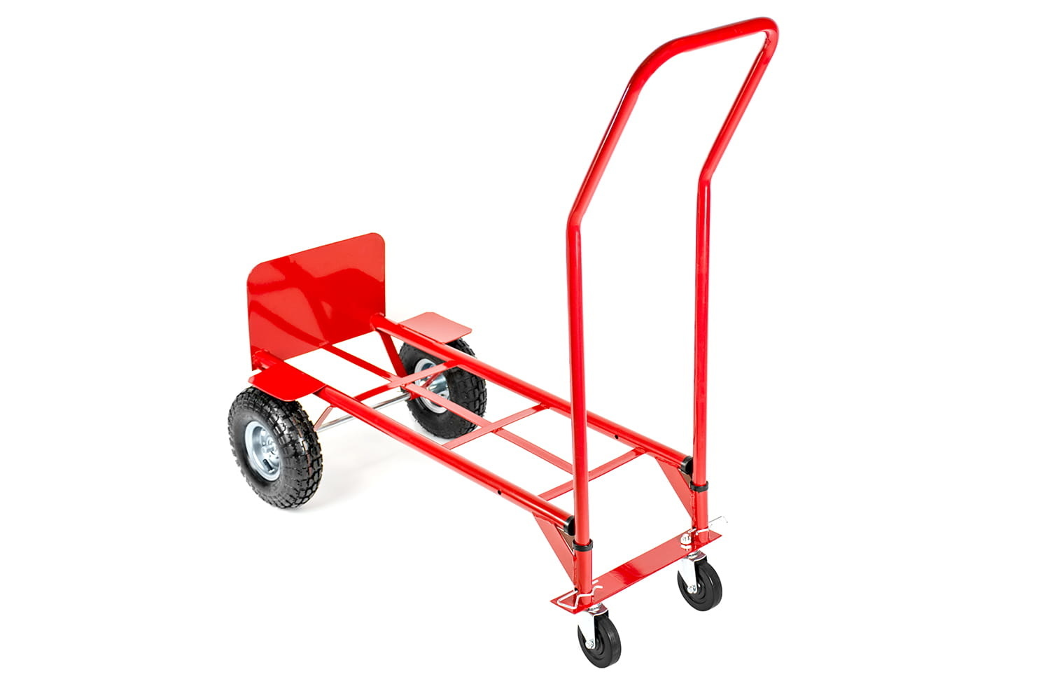 Steekwagen - transportwagen - opvouwbaar - tot 250 kg - rood