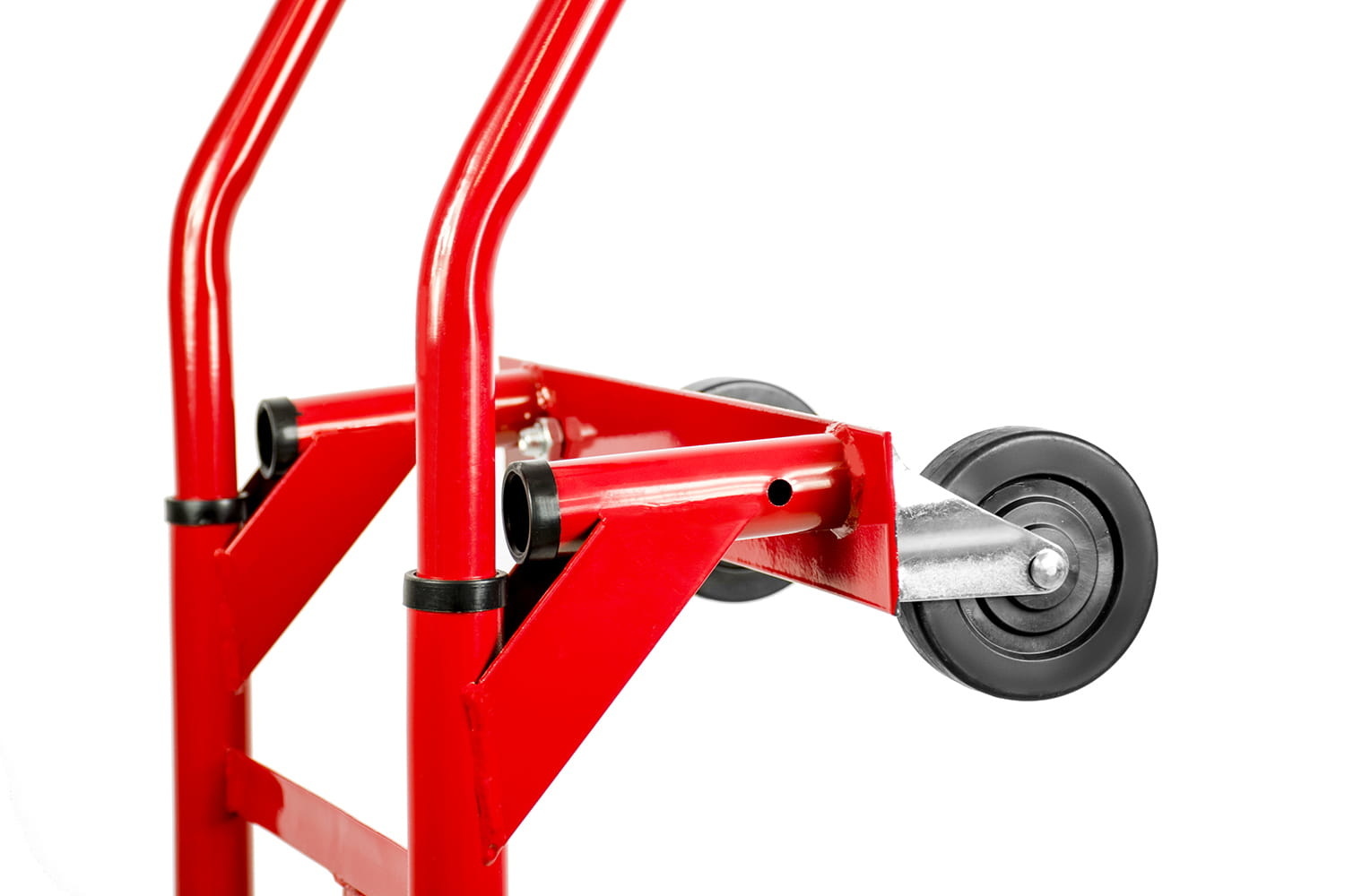 Steekwagen - transportwagen - opvouwbaar - tot 250 kg - rood