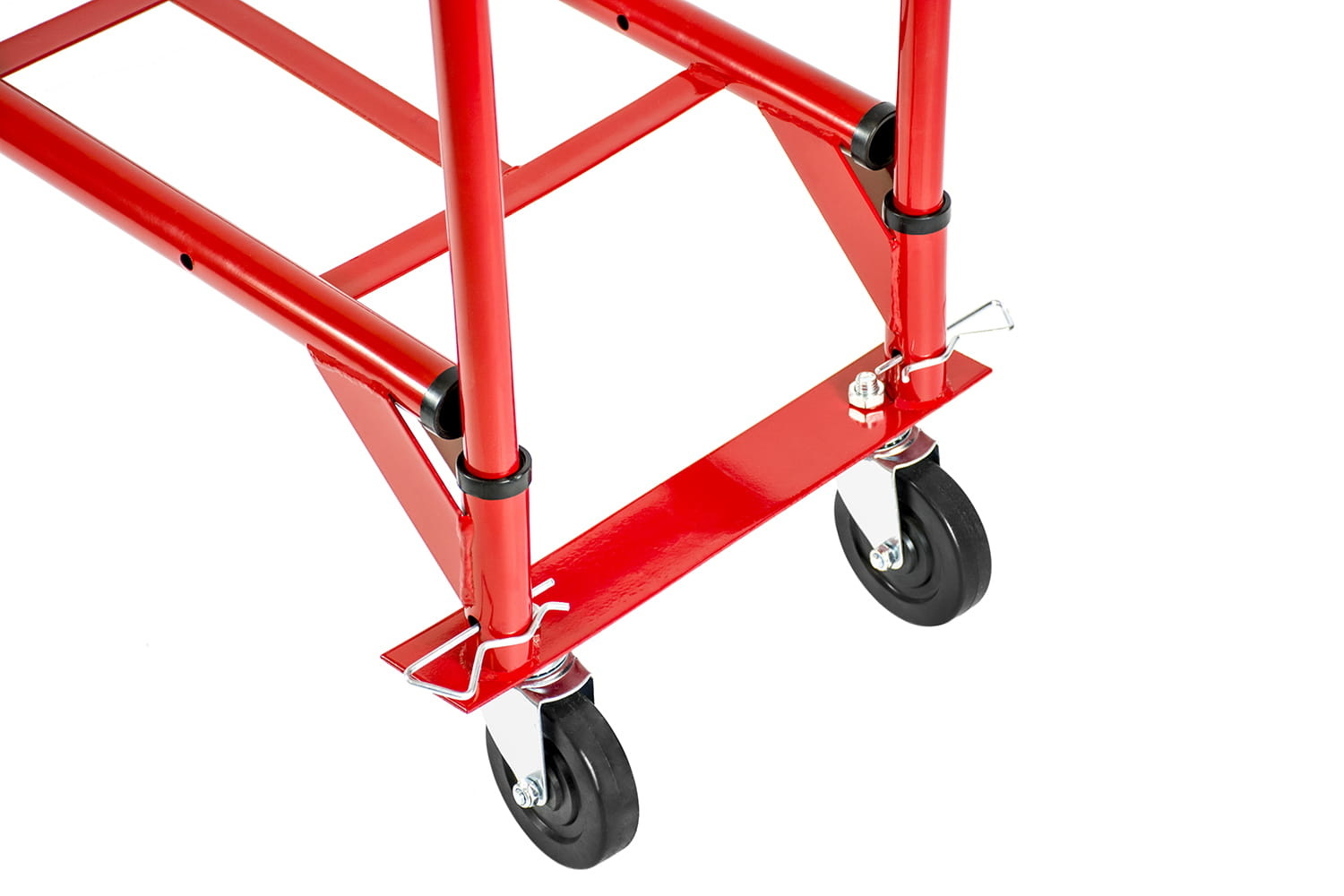 Steekwagen - transportwagen - opvouwbaar - tot 250 kg - rood
